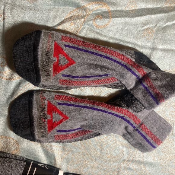 4pc Lot Merino Socks Irregulars (+Coolmax?) by Stone Mountain, SamSox, Rei Co-Op - Picture 7 of 11